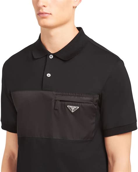 mens prada golf shirt|Prada cettire men's shirt.